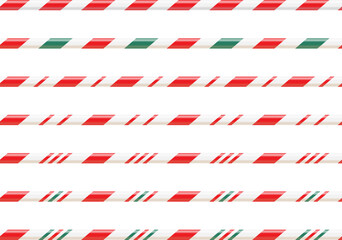 Fototapeta premium Candy cane seamless