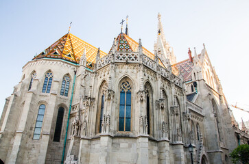 Matthias Church in Old Buda Castle District, Hungary