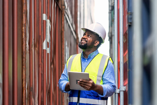 Engineer Stack of Cargo Containers