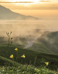 lake in the mountains