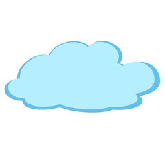 cloud icon on sky
