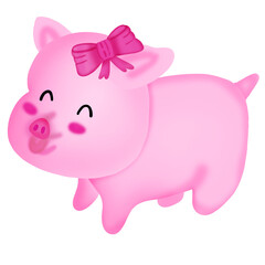 pink piggy bank