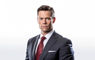 Businessman isolated on white background