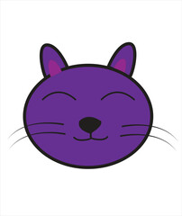 It's a cartoon cat it's editable