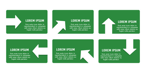 Road signs template. Directional sign. Vector illustration.