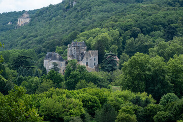 Fototapeta na wymiar Chateau de Fayrac is castle in the commune of Castelnaud-la-Chapelle, Perigord, southern France