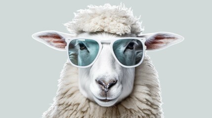  Funny Sheep Wearing Sunglasses