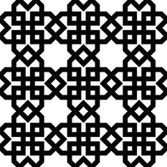 Seamless geometric ornament in arabic style