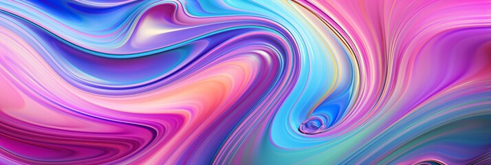 pink and blue color swirls, abstract flowing waves