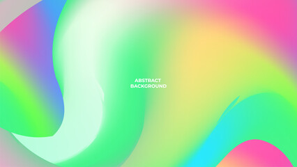 Abstract gradient background with colorful modern art style