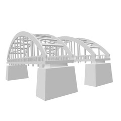 Bridge connection structure.