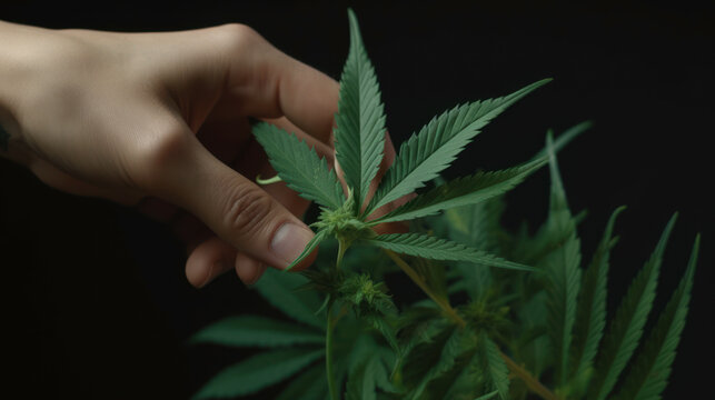 Marijuana leaves for medicinal uses
