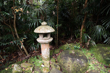 Famous Botanical Japanese Village in tropical rainforest, Bukit Tinggi, Malaysia.