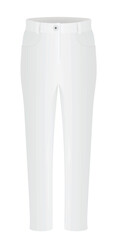 White chino pants. vector illustration