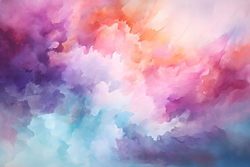 Colorful abstract background in watercolor painting style