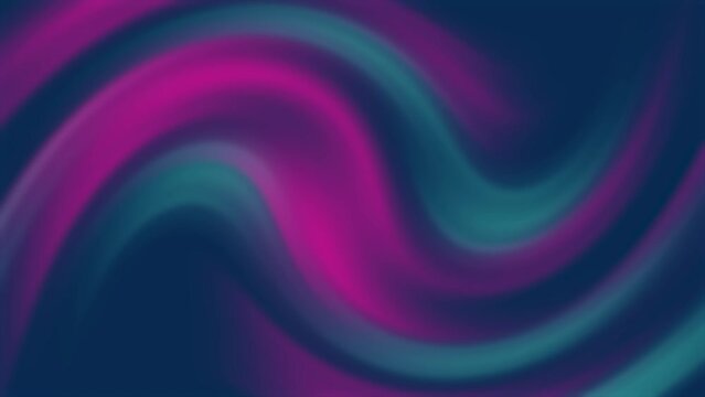 Fluid Wavy Vibrant Blue Purple Geometry