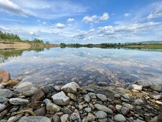 lake and sky