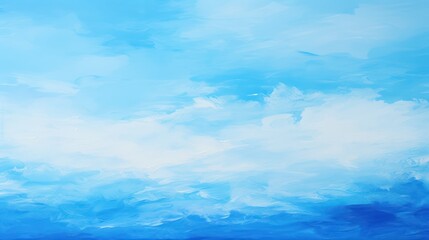Fototapeta na wymiar A realistic handmade oil painting of sky and cloud 