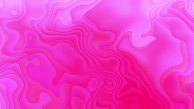 pink color wavy gradient line. Geometric pattern line waving animation. e_970