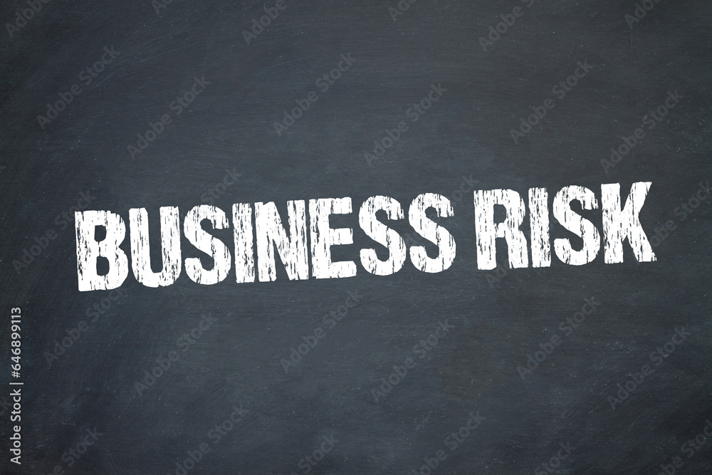 Wall mural Business Risk