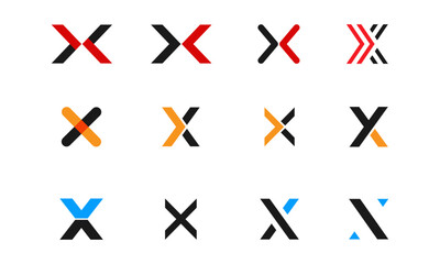 Letter X Logo Template Design