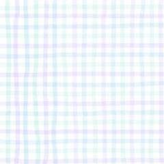 Green Purple Blue Gingham Check Hand Drawn Background