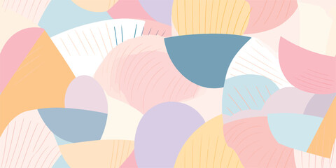 Groovy summer vintage pastel modern seamless pattern, floral, checkered, marble. Funky retro aesthetic prints for modern fabric design with melting organic shapes.