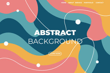 Abstract modern background elements dynamic fluid shapes compositions of colored spots