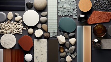 Assortment of synthetic materials highlighting their varied textures and uses