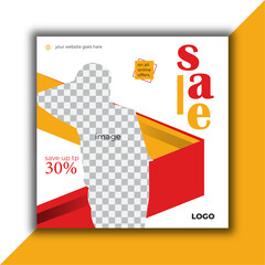 fashion social media post design 