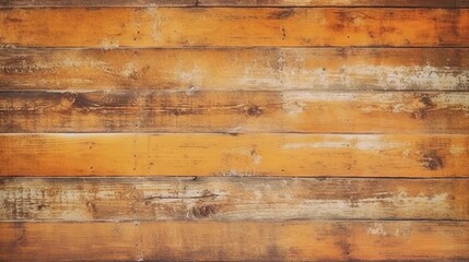 Vintage and Rustic Orange Wood Atmosphere - AI Generated