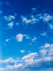 blue sky with clouds