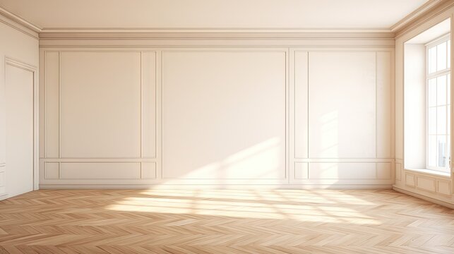 Unfurnished home or apartment in light shades.