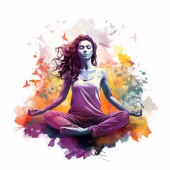 Zen Moments: Serene Images of Yoga in the Hobbies and Leisure Category