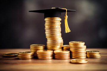 Saving money for good education concept
