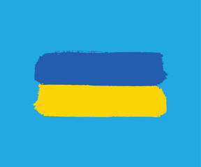 This is very beautiful  Ukraine flag vector .