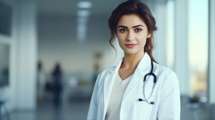 female doctor with her arms crossed