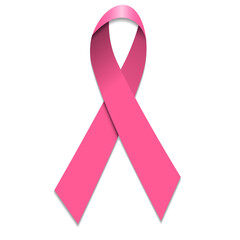 3D Breast Cancer Design Element - Empowering Awareness