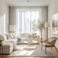 white contemporary living room interior home design creativity material and space organize house beautiful ideas concept living room with natural sunlight cosy comfort interior space background