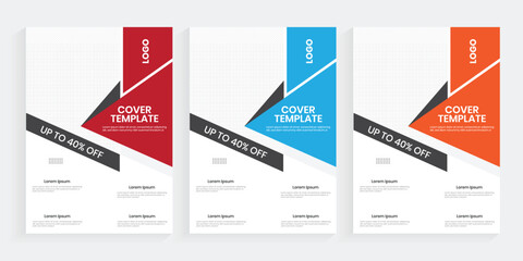 Annual report a4 brochure cover layout, vector booklet layout, handbook design, one page flyer, best graphic style company profile with eps-10 format file