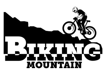 Mountain Biking digital files, svg, png, ai, pdf, 
ready for print, digital file, silhouette, cricut files, transfer file, tshirt print file, easy download and use. 