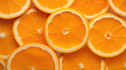 Orange, Full frame of fresh fruit slice