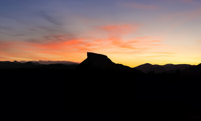 Tranquil Tuscany: The Breathtaking Beauty of the Tuscan-Emilian Apennine Hills with Bismantova Rock in the Distance