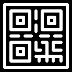 Qr code Simple Black Glyph Icon