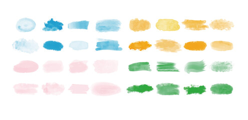 Vector watercolor background. Watercolour splashes and dots texture. colorful hand drawn background.