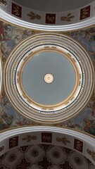 ceiling of the church