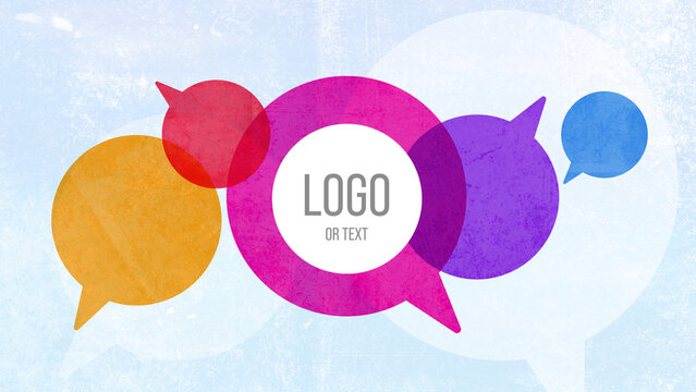 Speech Bubble Logo Reveal