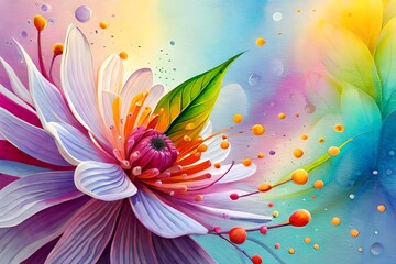 Obraz premium abstract floral background