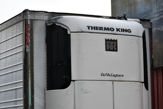 Thermo King refrigerated trailer.