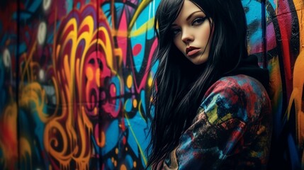 Graffiti girl